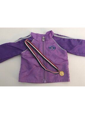 American Girl McKenna Team Gear Outfit Jacket-Necklace Medal -GOTY 2012